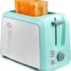 Holstein Housewares - 2-Slice Toaster with 7 Browning Control Settings, Mint/Stainless Steel - Great to Toast Bread, Bagels and Waffles Holstein Housewares - 2-Slice Toaster with 7 Browning Control Settings, Mint/Stainless Steel - Great to Toast Bread, Bagels and Waffles