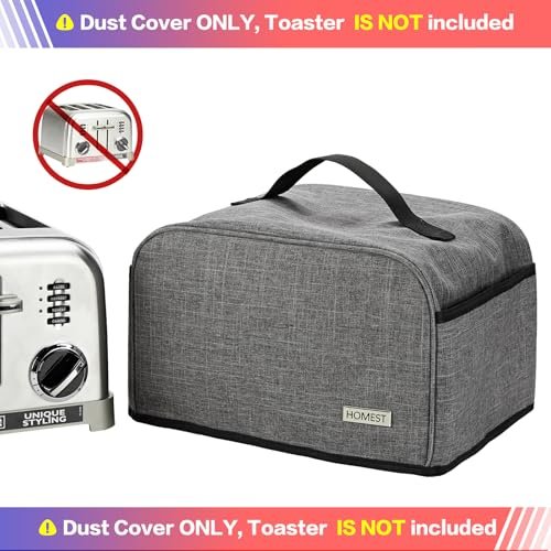 HOMEST Toaster Cover Review Protect Your Cuisinart 4 Slice Toaster with Storage Pockets HOMEST Toaster Cover Review Protect Your Cuisinart 4 Slice Toaster with Storage Pockets