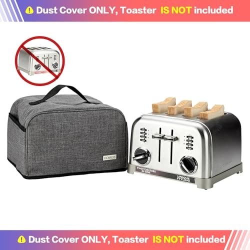 HOMEST Toaster Cover Review Protect Your Cuisinart 4 Slice Toaster with Storage Pockets HOMEST Toaster Cover Review Protect Your Cuisinart 4 Slice Toaster with Storage Pockets