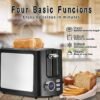 Hommater 2 Slice Toaster Review Digital Countdown Timer and Wide Slots Features Hommater 2 Slice Toaster Review Digital Countdown Timer and Wide Slots Features