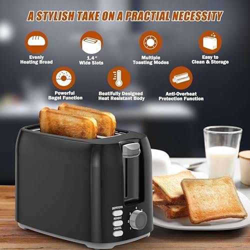 Hommater Toaster 2 Slice Review Best Wide Slot Compact Toaster with 7 Settings Hommater Toaster 2 Slice Review Best Wide Slot Compact Toaster with 7 Settings