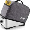 iFedio 2 Slice Toaster Cover with Two Pockets for Storing knife,Grey iFedio 2 Slice Toaster Cover with Two Pockets for Storing knife,Grey