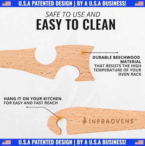 INFRAOVENS Wooden Oven Rack Puller Review Safer Kitchen Tool with Long Handle INFRAOVENS Wooden Oven Rack Puller Review Safer Kitchen Tool with Long Handle