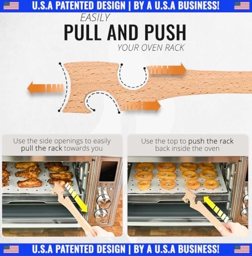 INFRAOVENS Wooden Oven Rack Puller Review Safer Kitchen Tool with Long Handle INFRAOVENS Wooden Oven Rack Puller Review Safer Kitchen Tool with Long Handle
