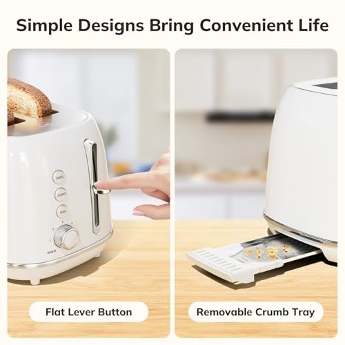 Keenstone 2 Slice Toaster Review Exploring Retro Style and Versatile Browning Settings Keenstone 2 Slice Toaster Review Exploring Retro Style and Versatile Browning Settings