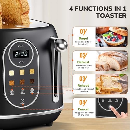 Keenstone Smart Touch Screen Toaster Review Modern Retro Stainless Steel Excellence Keenstone Smart Touch Screen Toaster Review Modern Retro Stainless Steel Excellence