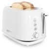 Keenstone Toaster 2 Slice, Retro Wide Slot Stainless Steel Toaster with 6 Browning Levels, Reheat & Defrost, for Bagel, Toast, Bread, Kitchen Essentials, Removable Crumb Tray,... Keenstone Toaster 2 Slice, Retro Wide Slot Stainless Steel Toaster with 6 Browning Levels, Reheat & Defrost, for Bagel, Toast, Bread, Kitchen Essentials, Removable Crumb Tray,...