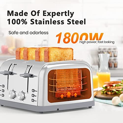 Lainsten 4 Slice Toaster Review Best Retro Stainless Steel Wide Slot Toaster Lainsten 4 Slice Toaster Review Best Retro Stainless Steel Wide Slot Toaster