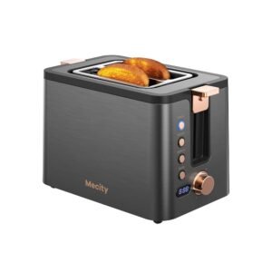 Mecity Toaster 2 Slice Stainless Steel Body Timer, Bagel/Defrost/Reheat/Cancel Functions,Warming Rack, Removable Tray, 6 Browning Settings, Extra Wide Slots, Bread Toaster, 800W... Mecity Toaster 2 Slice Stainless Steel Body Timer, Bagel/Defrost/Reheat/Cancel Functions,Warming Rack, Removable Tray, 6 Browning Settings, Extra Wide Slots, Bread Toaster, 800W...