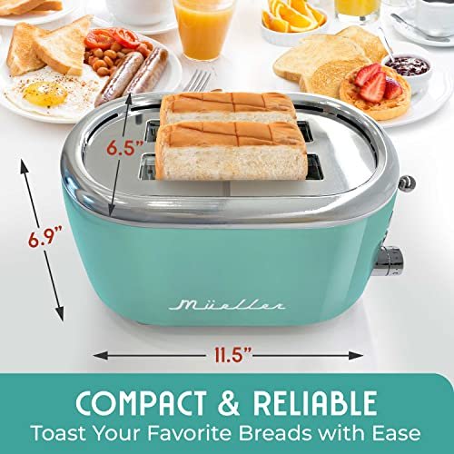 Mueller Retro Toaster Review Unveils 7 Browning Levels and Vintage Style Features Mueller Retro Toaster Review Unveils 7 Browning Levels and Vintage Style Features