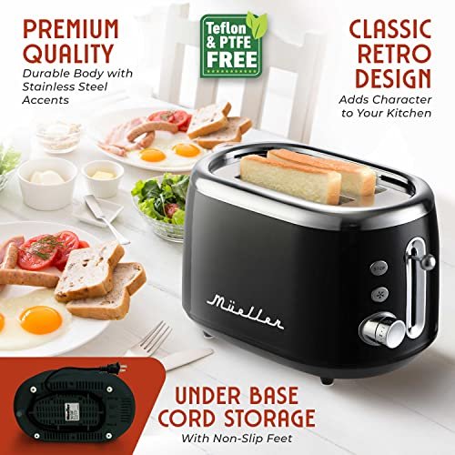 MÜELLERHOME RetroMod 2 Slice Toaster Review Unveils Vintage Style and Modern Performance MÜELLERHOME RetroMod 2 Slice Toaster Review Unveils Vintage Style and Modern Performance