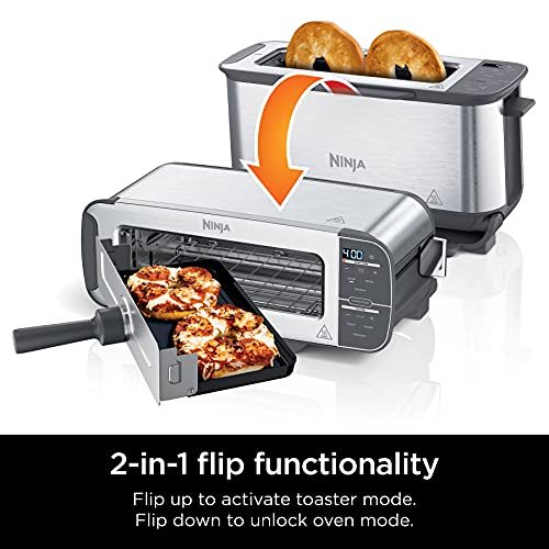 Ninja ST101 Flip Toaster Oven Review Compact 2-in-1 Kitchen Appliance Performance Tested