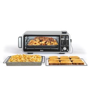 Ninja, Toaster Oven, Air Fryer, Thermometer, Toaster Oven Air Fryer Combo, Stainless Steel, Quick meals, Fries, Frozen Food, Air Fry, Dehydrate, Reheat, 13-in-1, Less Oil, Flip... Ninja, Toaster Oven, Air Fryer, Thermometer, Toaster Oven Air Fryer Combo, Stainless Steel, Quick meals, Fries, Frozen Food, Air Fry, Dehydrate, Reheat, 13-in-1, Less Oil, Flip...