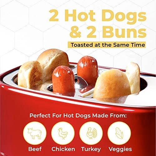 Nostalgia Hot Dog Toaster Review Adjustable Retro 2 Slot Bun Cooker Insights Nostalgia Hot Dog Toaster Review Adjustable Retro 2 Slot Bun Cooker Insights