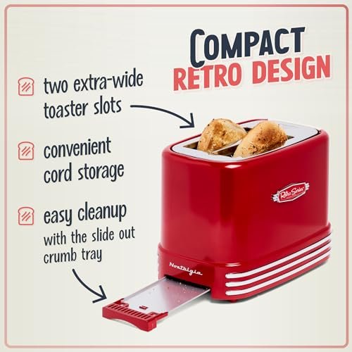 Nostalgia Retro 2-Slice Toaster Review Perfect Vintage Design with Five Browning Levels Nostalgia Retro 2-Slice Toaster Review Perfect Vintage Design with Five Browning Levels