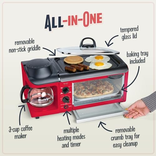 Nostalgia Retro 3-in-1 Family Size Breakfast Station Review Ultimate Space Saving Kitchen Appliance Nostalgia Retro 3-in-1 Family Size Breakfast Station Review Ultimate Space Saving Kitchen Appliance