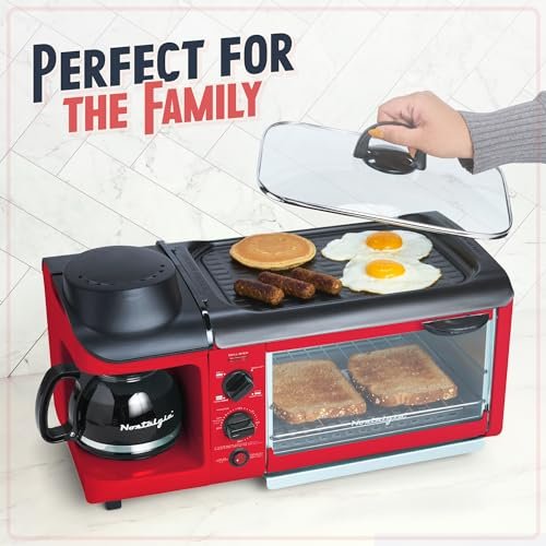 Nostalgia Retro 3-in-1 Family Size Breakfast Station Review Ultimate Space Saving Kitchen Appliance Nostalgia Retro 3-in-1 Family Size Breakfast Station Review Ultimate Space Saving Kitchen Appliance