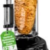 NutriChef Vertical Rotating Turkey & Shawarma Oven | Rotisserie, Shawarma, & Kebab Machine | Stain-Resistant, Energy-Efficient | Heat-Resistant Door | Includes Kebab Rack & 7... NutriChef Vertical Rotating Turkey & Shawarma Oven | Rotisserie, Shawarma, & Kebab Machine | Stain-Resistant, Energy-Efficient | Heat-Resistant Door | Includes Kebab Rack & 7...