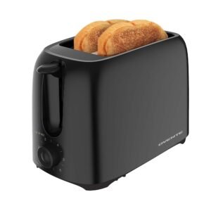 OVENTE Electric 2 Slice Toaster Machine with 6-Shade Browning Selector Setting, Compact Design and Removable Crumb Tray, 700W Power Perfect for Toasting Bread, Thin Bagels and... OVENTE Electric 2 Slice Toaster Machine with 6-Shade Browning Selector Setting, Compact Design and Removable Crumb Tray, 700W Power Perfect for Toasting Bread, Thin Bagels and...