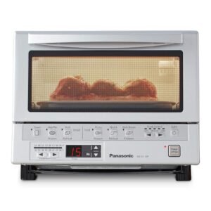 Panasonic FlashXpress Toaster Oven with Double Infrared Heating, 6 Auto Cook Options and Precise Temperature Control, 4-Slice Small Toaster Oven, 1300 Watts - NB-G110P (Silver) Panasonic FlashXpress Toaster Oven with Double Infrared Heating, 6 Auto Cook Options and Precise Temperature Control, 4-Slice Small Toaster Oven, 1300 Watts - NB-G110P (Silver)