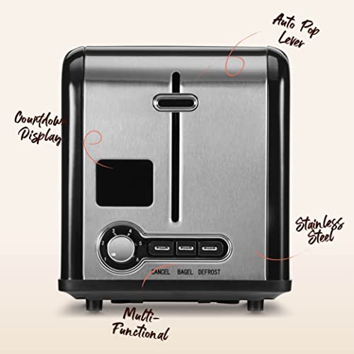 Peach Street 2 Slice Toaster Review Digital Countdown and Wide Slots Tested Peach Street 2 Slice Toaster Review Digital Countdown and Wide Slots Tested