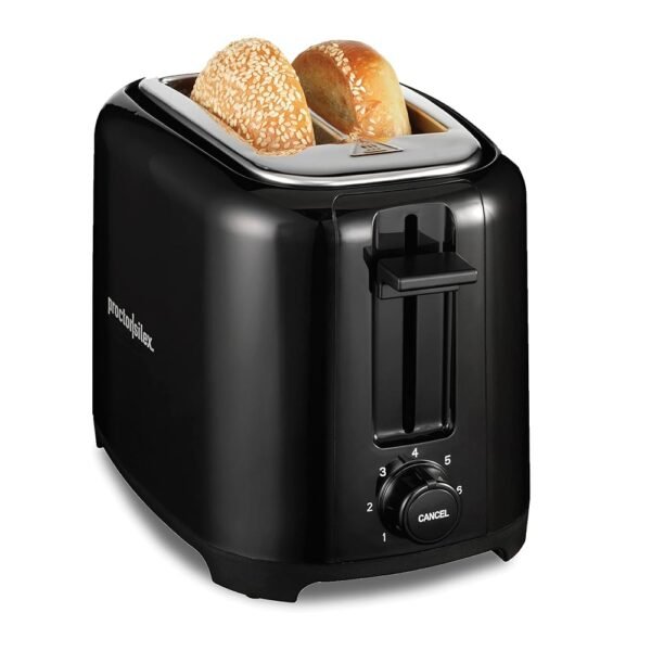 Proctor Silex 2-Slice Toaster with Extra Wide Slots for Bagels, Cool-Touch Walls, Shade Selector, Toast Boost, Auto Shut-off and Cancel Button, Black (22305) Proctor Silex 2-Slice Toaster with Extra Wide Slots for Bagels, Cool-Touch Walls, Shade Selector, Toast Boost, Auto Shut-off and Cancel Button, Black (22305)