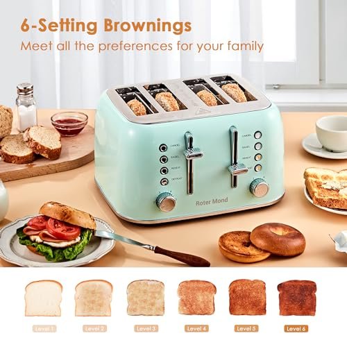 Roter Mond 4 Slice Retro Toaster Review High Performance and Stylish Kitchen Essential Roter Mond 4 Slice Retro Toaster Review High Performance and Stylish Kitchen Essential