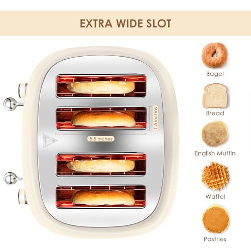 Roter Mond 4 Slice Toaster Review Exploring Retro Design and Versatile Browning Settings Roter Mond 4 Slice Toaster Review Exploring Retro Design and Versatile Browning Settings