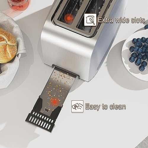 Runnatal 2 Slice Toaster Review Multifunctional Stainless Steel Toaster with 7 Settings Runnatal 2 Slice Toaster Review Multifunctional Stainless Steel Toaster with 7 Settings