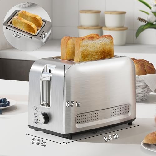 Runnatal 2 Slice Toaster Review Multifunctional Stainless Steel Toaster with 7 Settings Runnatal 2 Slice Toaster Review Multifunctional Stainless Steel Toaster with 7 Settings
