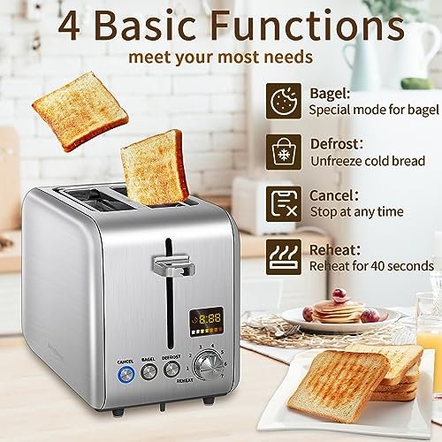 SEEDEEM 2 Slice Toaster Review with LCD Display and 7 Shade Settings Features SEEDEEM 2 Slice Toaster Review with LCD Display and 7 Shade Settings Features
