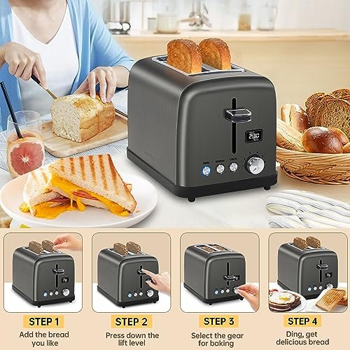 SEEDEEM 2 Slice Toaster Review with LCD Display and 7 Shade Settings Insights SEEDEEM 2 Slice Toaster Review with LCD Display and 7 Shade Settings Insights