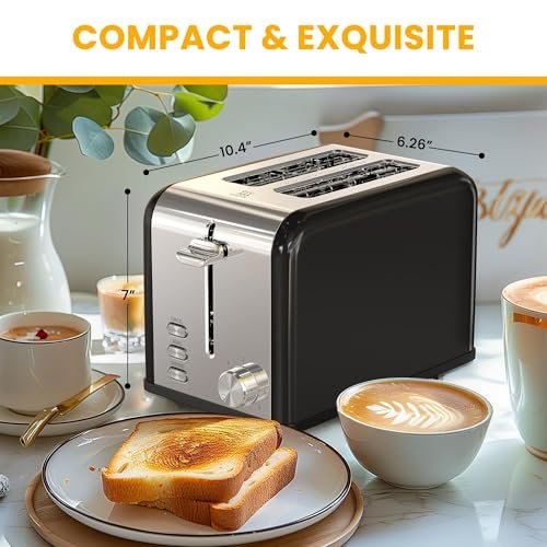 Simple Deluxe 2-Slice Toaster Review Upgraded Settings and Wide Slots for Perfect Toast Simple Deluxe 2-Slice Toaster Review Upgraded Settings and Wide Slots for Perfect Toast