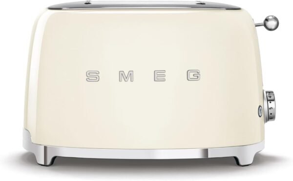 SMEG 2 Slice Toaster with 6 Presets and Defrost Function and Removable Crumb Tray (Cream) SMEG 2 Slice Toaster with 6 Presets and Defrost Function and Removable Crumb Tray (Cream)