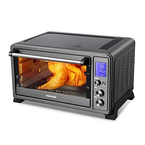 TOSHIBA Toaster Oven AC25CEW-BS Review Powerful 10-in-1 Convection and Rotisserie Features TOSHIBA Toaster Oven AC25CEW-BS Review Powerful 10-in-1 Convection and Rotisserie Features