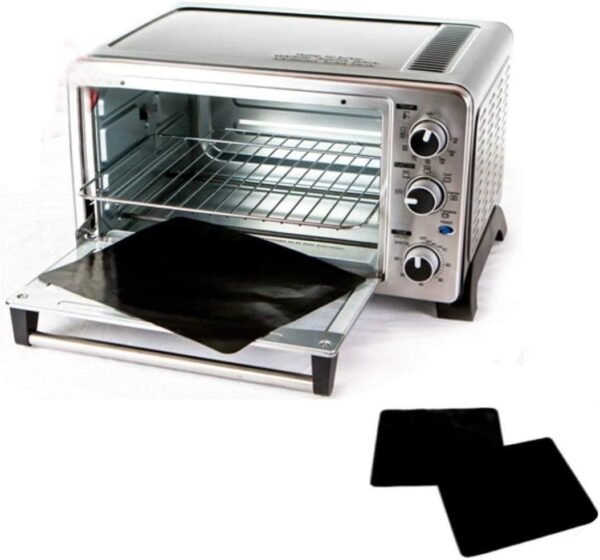 TWO-PACK 100% Non-Stick 11" Polytetrafluoroethylene Toaster Oven Liner. Finally, Prevent Spillovers, Gunk & Odors! Great Teflon Liner for Toaster Ovens, Dishwasher Safe, Best... TWO-PACK 100% Non-Stick 11" Polytetrafluoroethylene Toaster Oven Liner. Finally, Prevent Spillovers, Gunk & Odors! Great Teflon Liner for Toaster Ovens, Dishwasher Safe, Best...