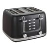 West Bend Toaster 4 Slice Extra-Wide and Deep Slots with 3 Functions and 7 Shade Settings Manual Lift Lever and Auto-Shut Off, 1500-Watts, Black West Bend Toaster 4 Slice Extra-Wide and Deep Slots with 3 Functions and 7 Shade Settings Manual Lift Lever and Auto-Shut Off, 1500-Watts, Black