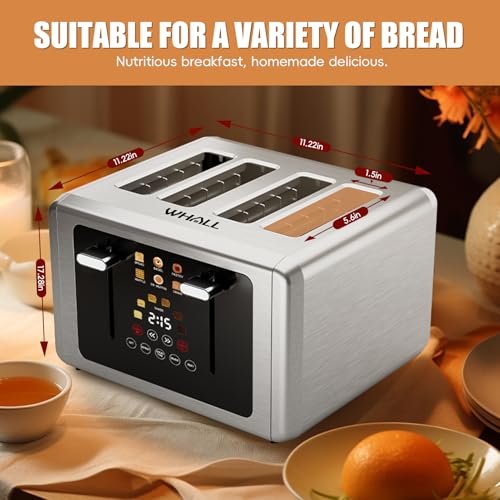 Whall 4 Slice Touch Screen Toaster Review Exploring Features and Performance Benefits Whall 4 Slice Touch Screen Toaster Review Exploring Features and Performance Benefits