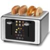 whall 4 Slice Touch Screen Toaster, Stainless Steel Toasters Digital Timer, Dual Control Panel Toasters,6 Shade Settings&6 Bread Types, Smart Wide Slots, Bagel, Cancel,... whall 4 Slice Touch Screen Toaster, Stainless Steel Toasters Digital Timer, Dual Control Panel Toasters,6 Shade Settings&6 Bread Types, Smart Wide Slots, Bagel, Cancel,...