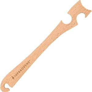 Wooden Oven Rack Puller Stick, Push Pull Tool with Longer Handle Ideal for Kitchen Oven, Convection and Toaster Ovens, Air Fryer and Small Kitchen Appliances by INFRAOVENS Wooden Oven Rack Puller Stick, Push Pull Tool with Longer Handle Ideal for Kitchen Oven, Convection and Toaster Ovens, Air Fryer and Small Kitchen Appliances by INFRAOVENS