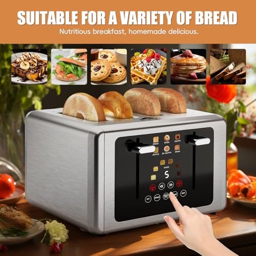 WUNLY 4 Slice Toaster Review Advanced Touchscreen and Dual Control Features Explained WUNLY 4 Slice Toaster Review Advanced Touchscreen and Dual Control Features Explained