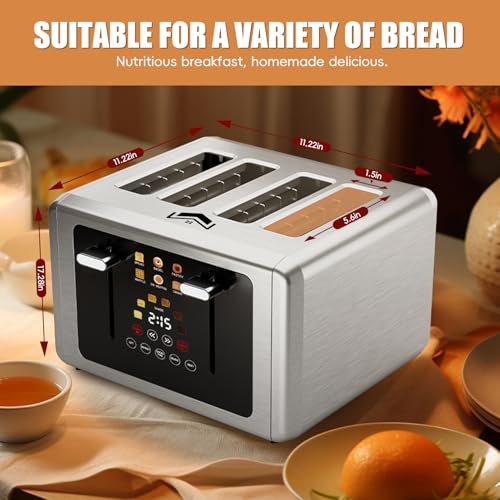 WUNLY 4 Slice Toaster Review Advanced Touchscreen and Dual Control Features Explained WUNLY 4 Slice Toaster Review Advanced Touchscreen and Dual Control Features Explained