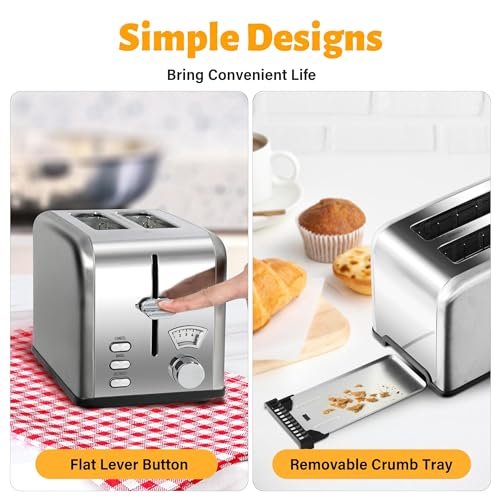 YSSOA Stainless Steel Toaster Review Best 2 Slice Toaster with Wide Slots and Multiple Settings YSSOA Stainless Steel Toaster Review Best 2 Slice Toaster with Wide Slots and Multiple Settings